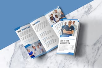 create a custom trifold brochure design that reflects your brand