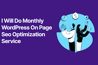 do monthly wordpress on page seo optimization service