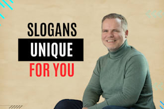 create professional taglines or slogans for your business