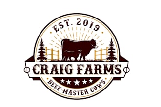 create awesome and gorgeous cow logo design