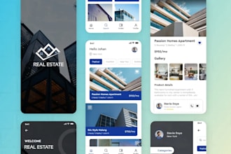 build real estate app, travel tours app, hotel booking app, ai trip tracking app