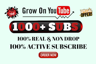 do 1000 organic subscribes for youtube monetization
