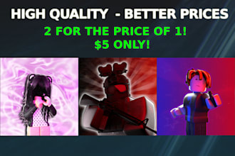 create stunning custom roblox gfx avatar renders for you