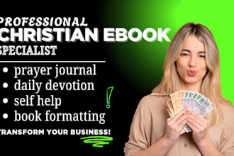 edit format design ebook daily devotion prayer journal christian book, self help