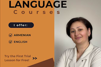 teach you armenian and english