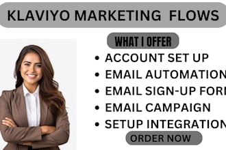 do landing page pop up form campaign account set up integration with klaviyo