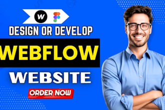 develop or design webflow website, figma to webflow