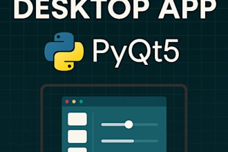 build a custom python pyqt5 desktop app