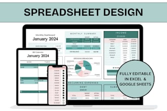 create excel google spreadsheet finance budget debt travel sleep dating planner