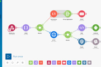 build make com automation integrate custom http API vapi ai webhook
