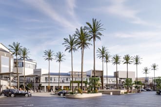 build modern shopping mall, filling station, park resort, city clinic,enviroment