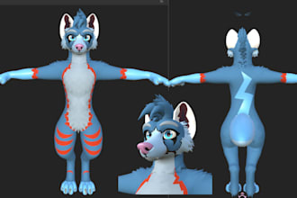 create vrchat avatar, vrc furry, vr chat model, nsfw, vrc character, animaze