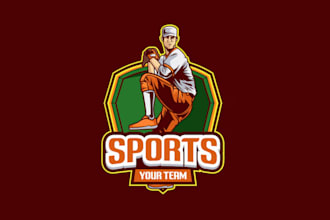 create awesome logo for sports team or events