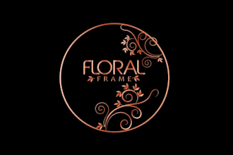 draw hand drawn botanical floral logo