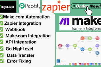 setup make com automation, made com, make com scenerio, make com automation