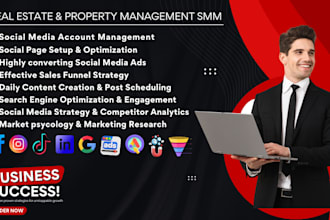 be your pro real estate social media manager property management content creator