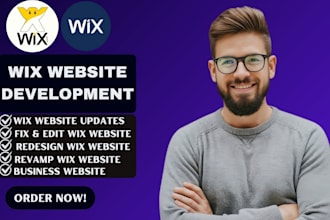 create edit update wix website design, wix studio website, fix wix mobile site