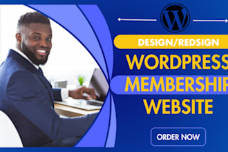 create wordpress membership website or setup membership and add payment system