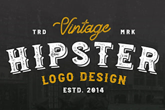design vintage , badge, retro , hipster, business logo