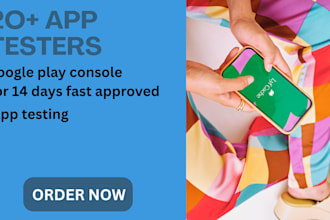 provide real 12 testers or 20 testers for google play console closed testing