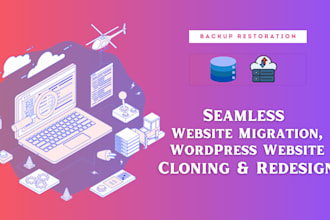 backup, clone,maintain and migrate wordpress website