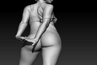 sculpt 3d nsfw or sfw 3d character, model, texture, metahuman and 3d animation