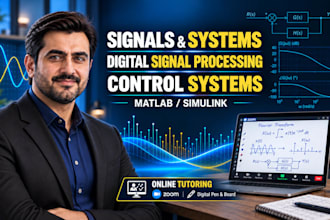 teach signals and systems, digital signal processing, control systems