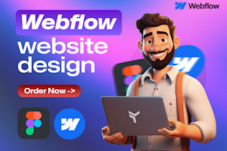 design and develop webflow website and figma to webflow