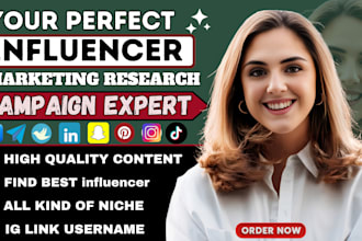 find best instagram, youtube, tiktok influencers list for influencer marketing