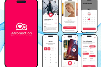 do dating app development,chat app, livestreaming app, video app,  matchmaking