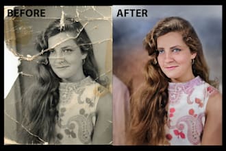 restore, edit, and color your old photos