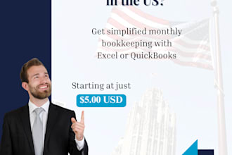 do professional bookkeeping for your US llc in quickbooks or excel