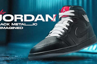 create next level shoe poster and banner designs