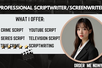 be your expert scriptwriter on engaging true crime script scary youtube scripts