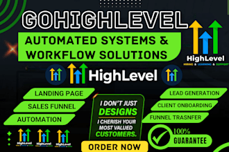 design gohighlevel systems for ghl automated workflows ghl client onboarding