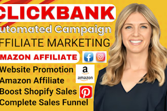 build clickbank affiliate marketing sales funnel shopify sales amazon website