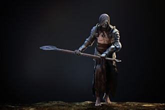 3d sculpting character 3d character design 3d game unreal engine unity character
