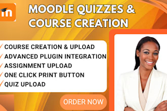 upload moodle quizzes website lms with online course creation