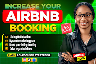 promote and market your airbnb listing, vrbo with SEO to boost bookings