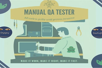 do manual testing for the web and app
