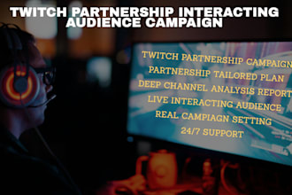 do your twitch live streaming publicity to huge live viewers