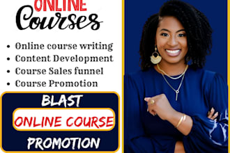 udemy online course promotion, kajabi health and fitness course sales marketing
