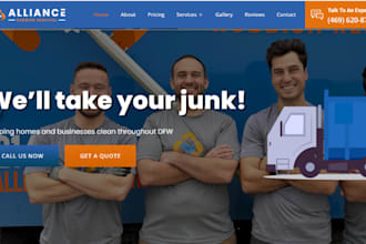 junk removal website handyman website junk removal website