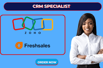 setup zoho CRM, zoho bigin, zoho campaign zoho form, zoho one, freshales flodesk