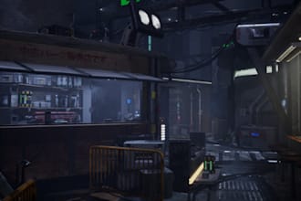 do 3d art  game environment metaverse game vrchat world roblox map unreal engine