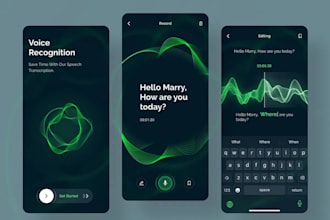 build ai voice recognition app, ai voice transtor laapp, ai text to speech app