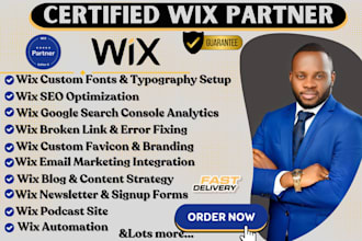 design redesign wix website fix broken links wix newsletter blog design favicon