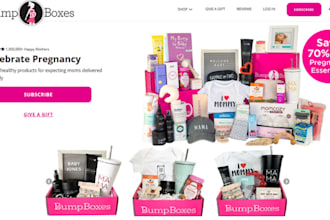 subscription box shopify store gift box membership website dropshipping store