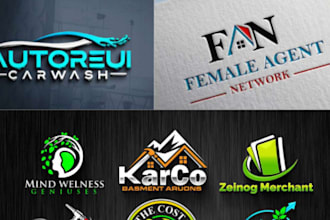 create memorable modern minimalist timeless logo design for your business