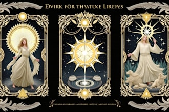 design custom card templates,frames, icons,tcg illustrations for your card game